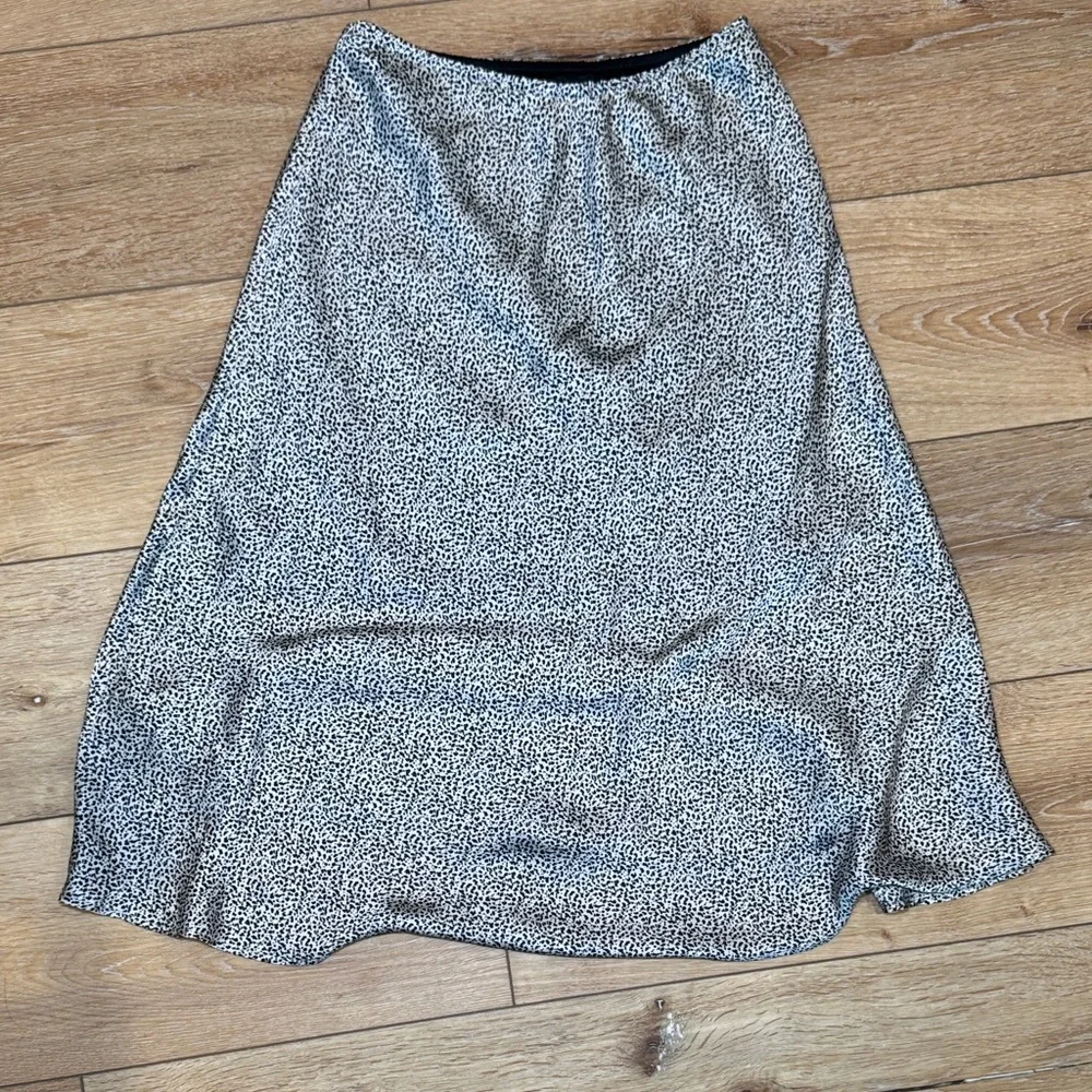 Sienna Sky Black and White Midi Skirt - Picture 4 of 7